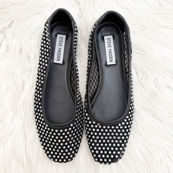 Steve Madden Auden Embellished Flat 8 - Picture 4 of 11